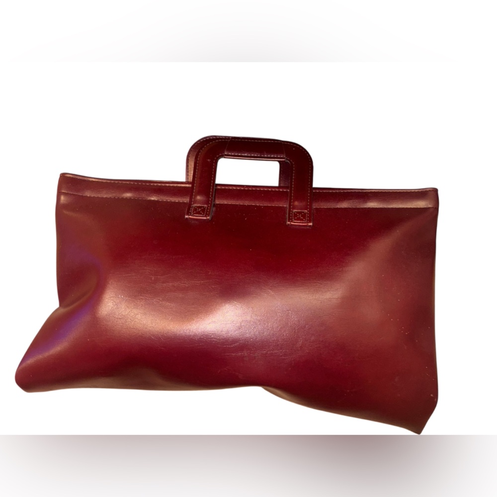 Vintage samsill portfolio briefcase full grain leather
